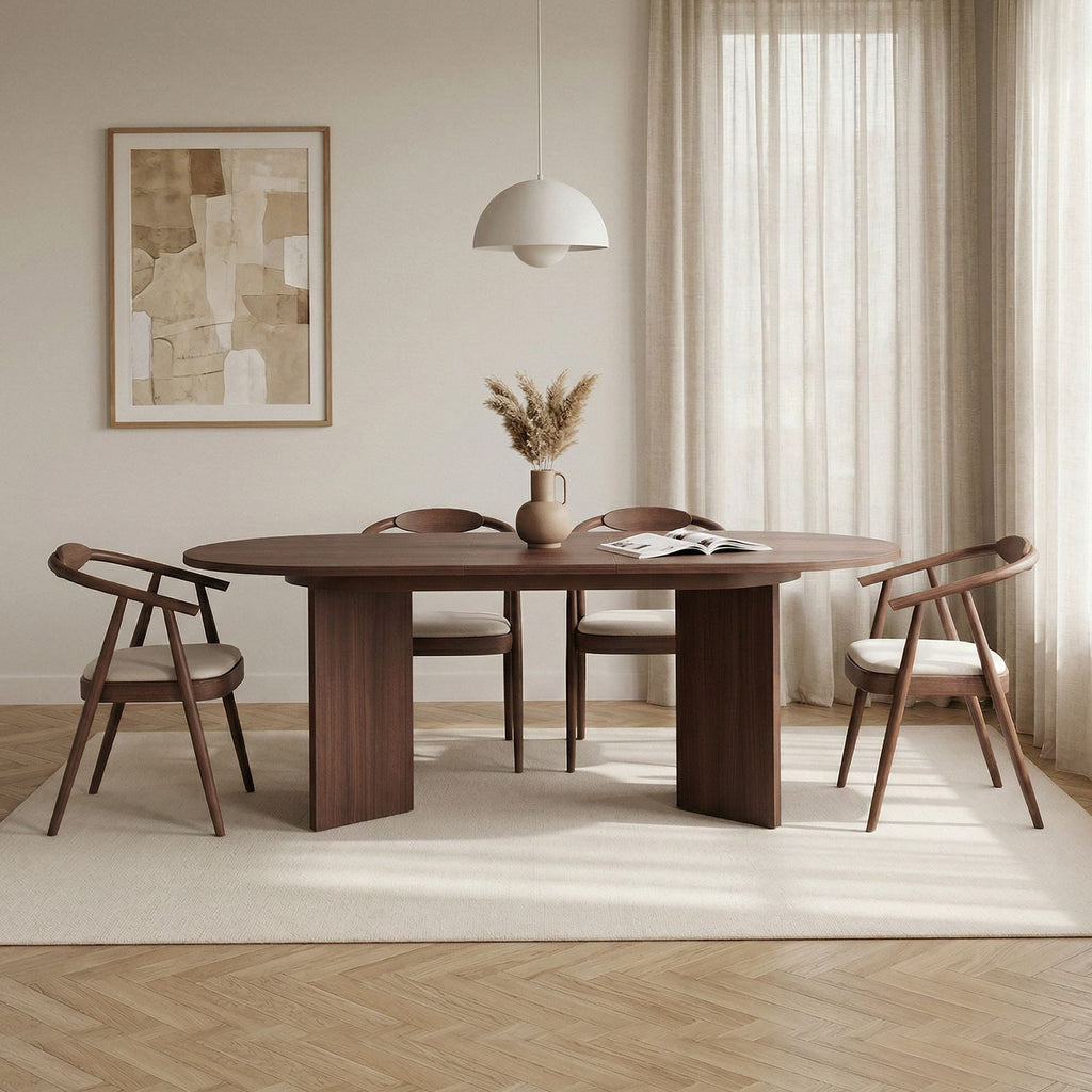 Mesa de Comedor Extensible Sorell - Nogal Milano