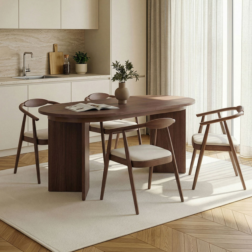 Mesa de Comedor Extensible Sorell - Nogal Milano