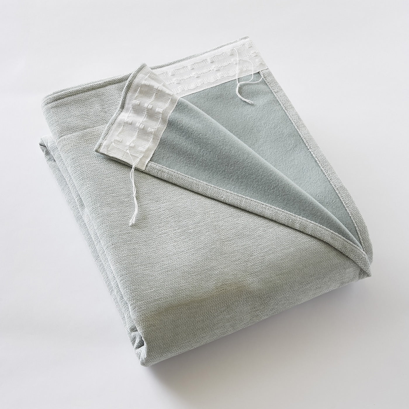 Bjorn - Blackout Curtain with Gathered Heading Tape + Fleece - Polyester - Eucalyptus