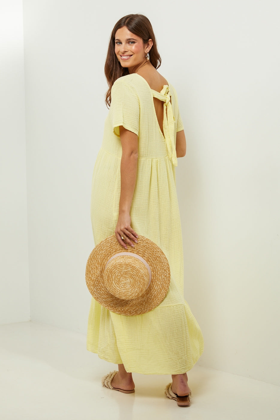 Robe - Jaune - Femme