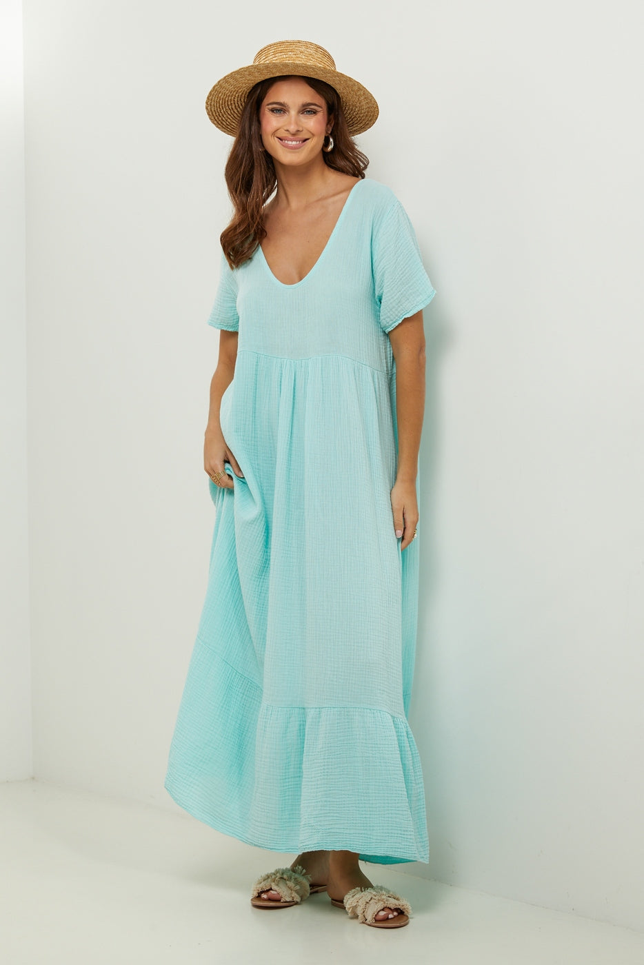 Robe - Vert D'eau - Femme
