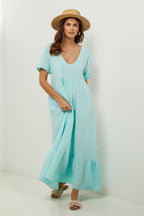 Robe - Vert D'eau - Femme