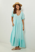 Robe - Vert D'eau - Femme