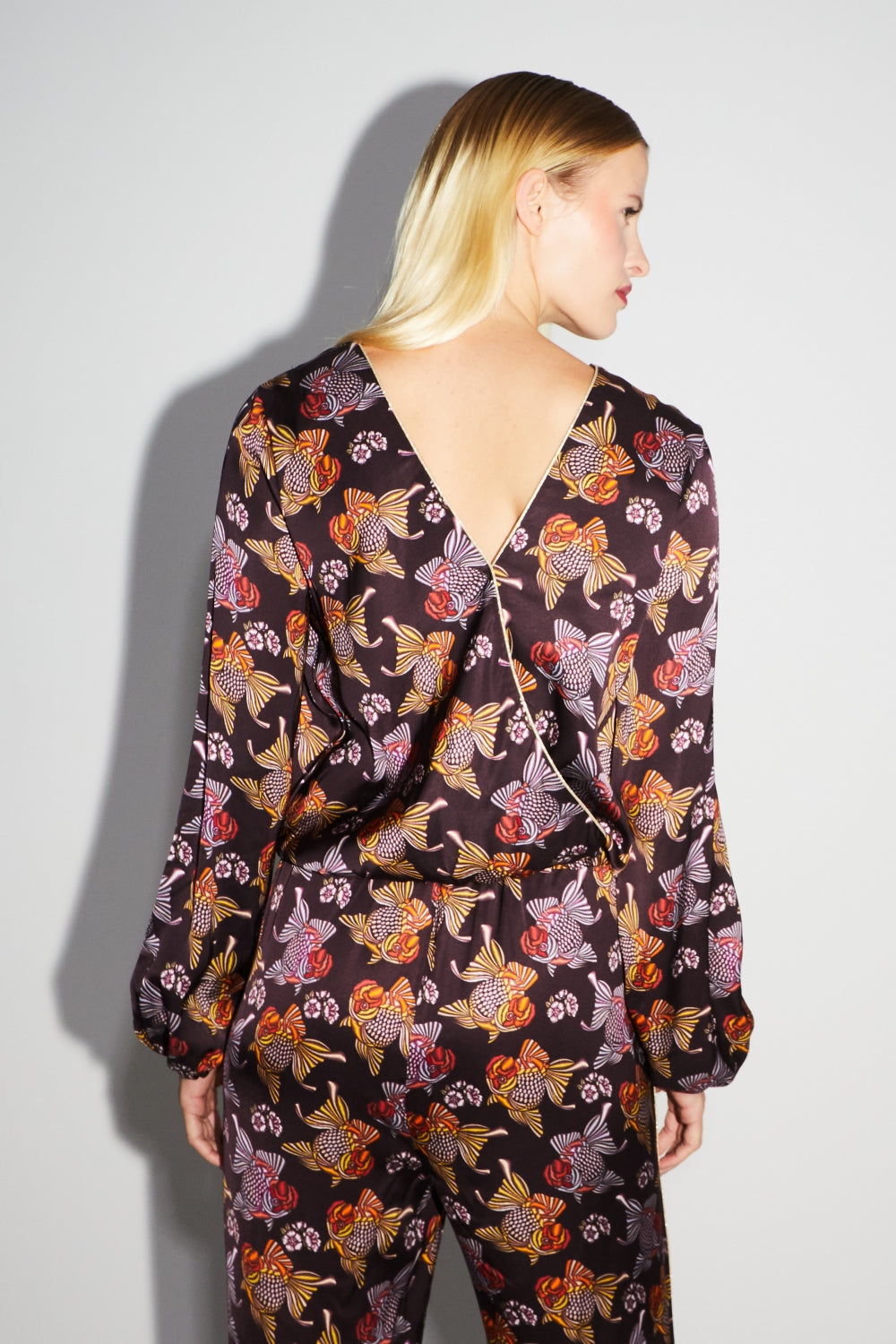The Daisy Reversible Wrap Around Blouse Big Fish