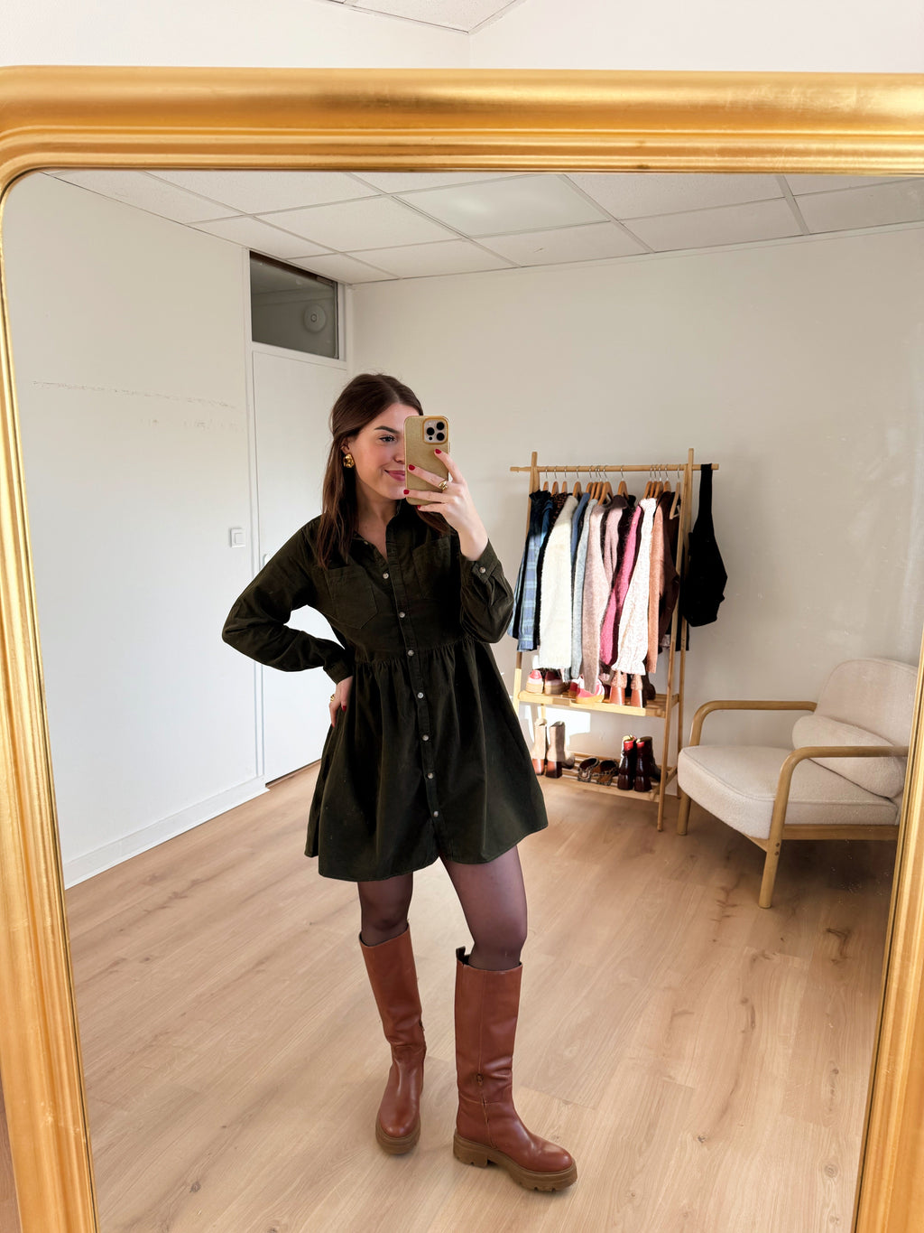 Victoria Dress Khaki