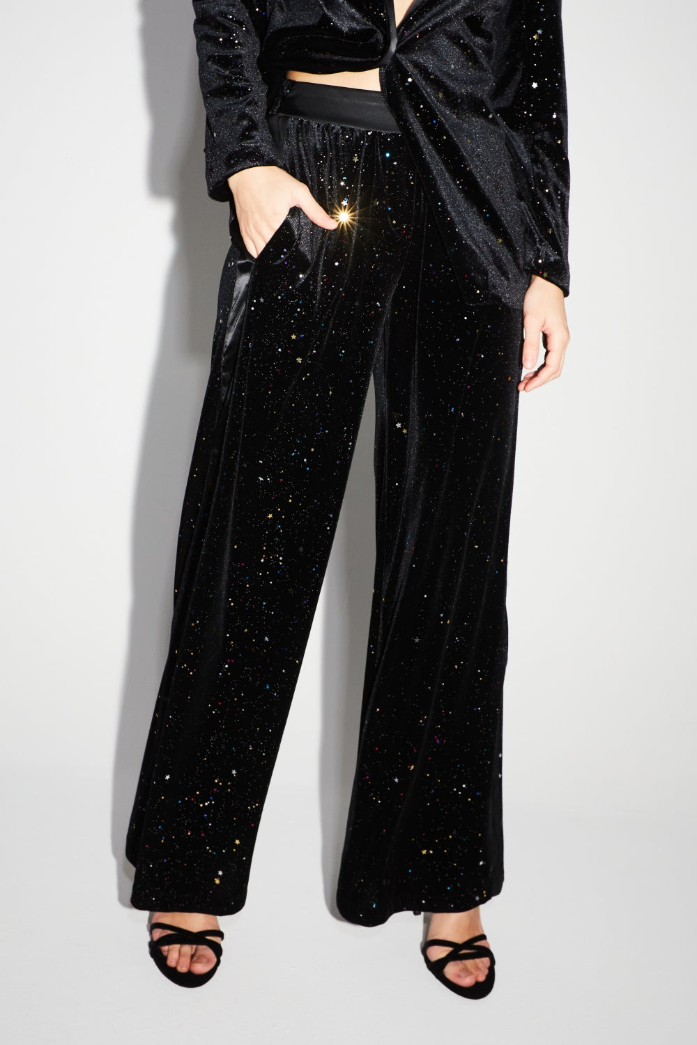 Le Pantalon Debbie Velours Cosmic