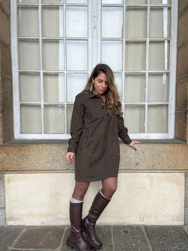 Alix Leopard Dress