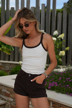 Short En Jean Claire - Chocolat