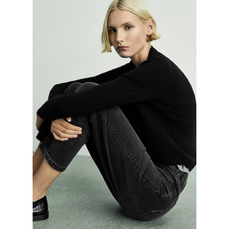Mom2000 Mom High Waist Jeans - Black Denim