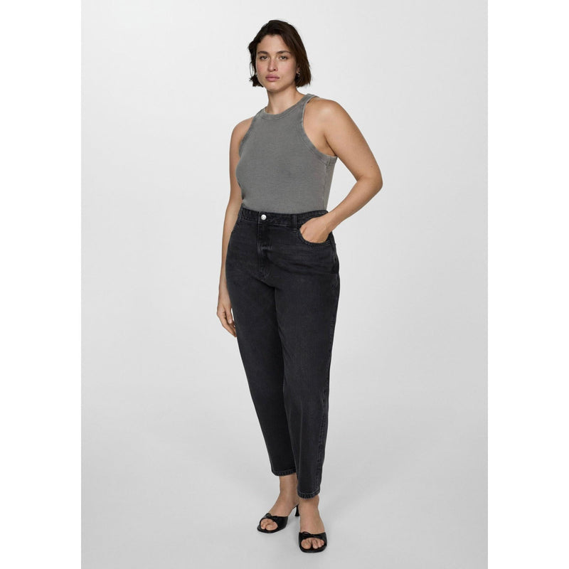 Mom2000 Mom High Waist Jeans - Black Denim