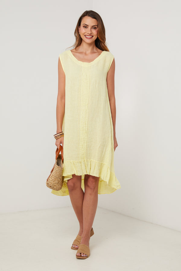 Robe - Jaune - Femme