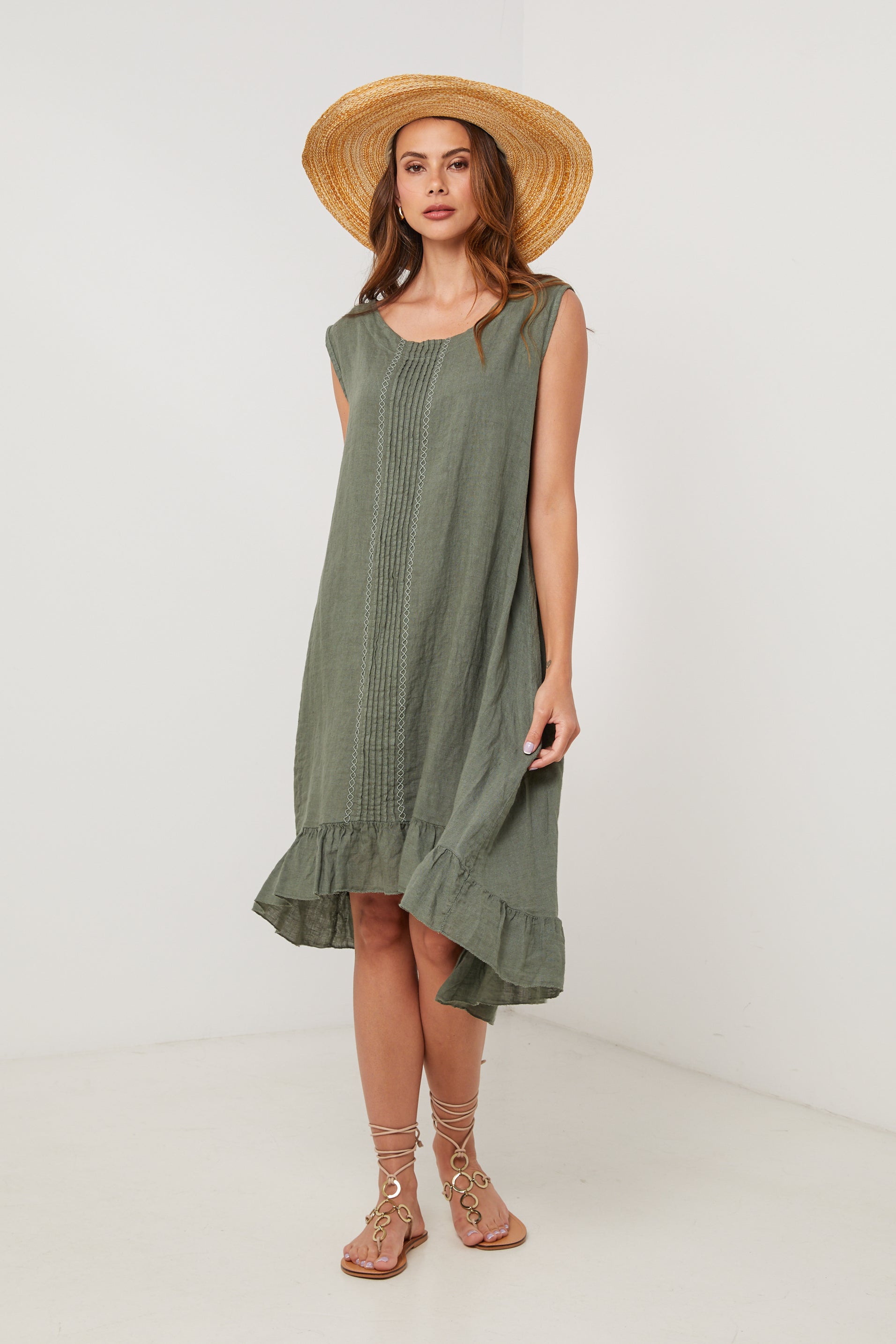 Vestido - Caqui - Mujer