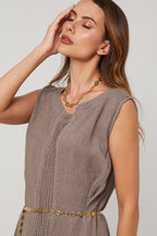 Dress - Taupe - Women