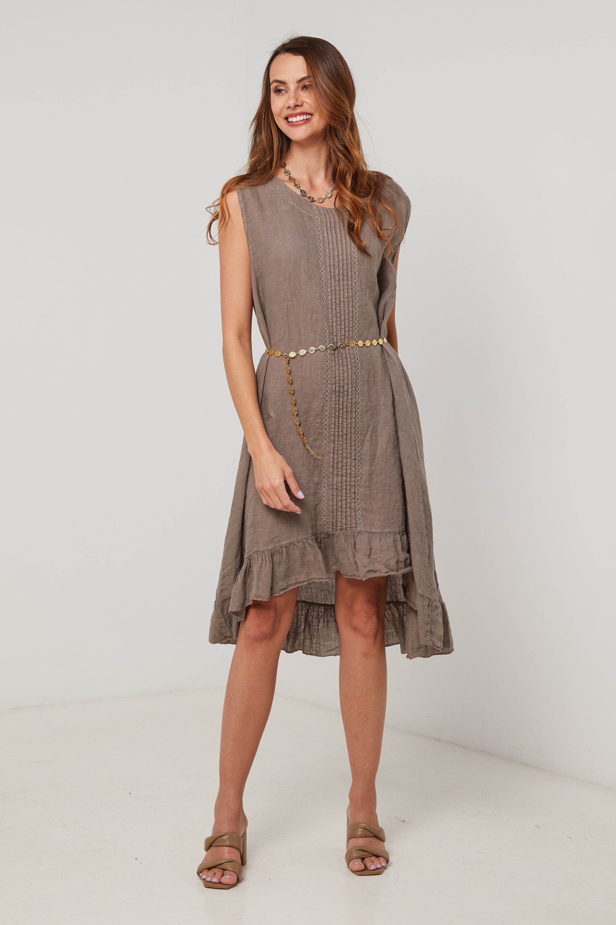 Dress - Taupe - Women