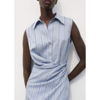 Robe Chemise Drapée