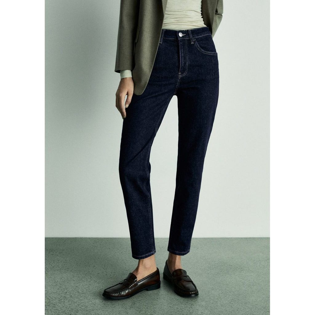 Jeans Newmom - Open Blue