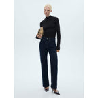 Camiseta De Cuello Alto - Black