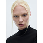 Camiseta De Cuello Alto - Black