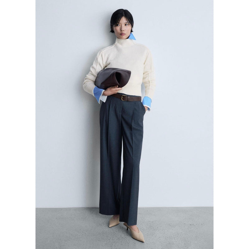 Pull-Over Col Montant Coutures - Ecru