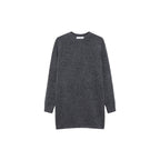 Straight Knit Dress - Grey