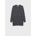 Straight Knit Dress - Grey