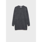 Straight Knit Dress - Grey