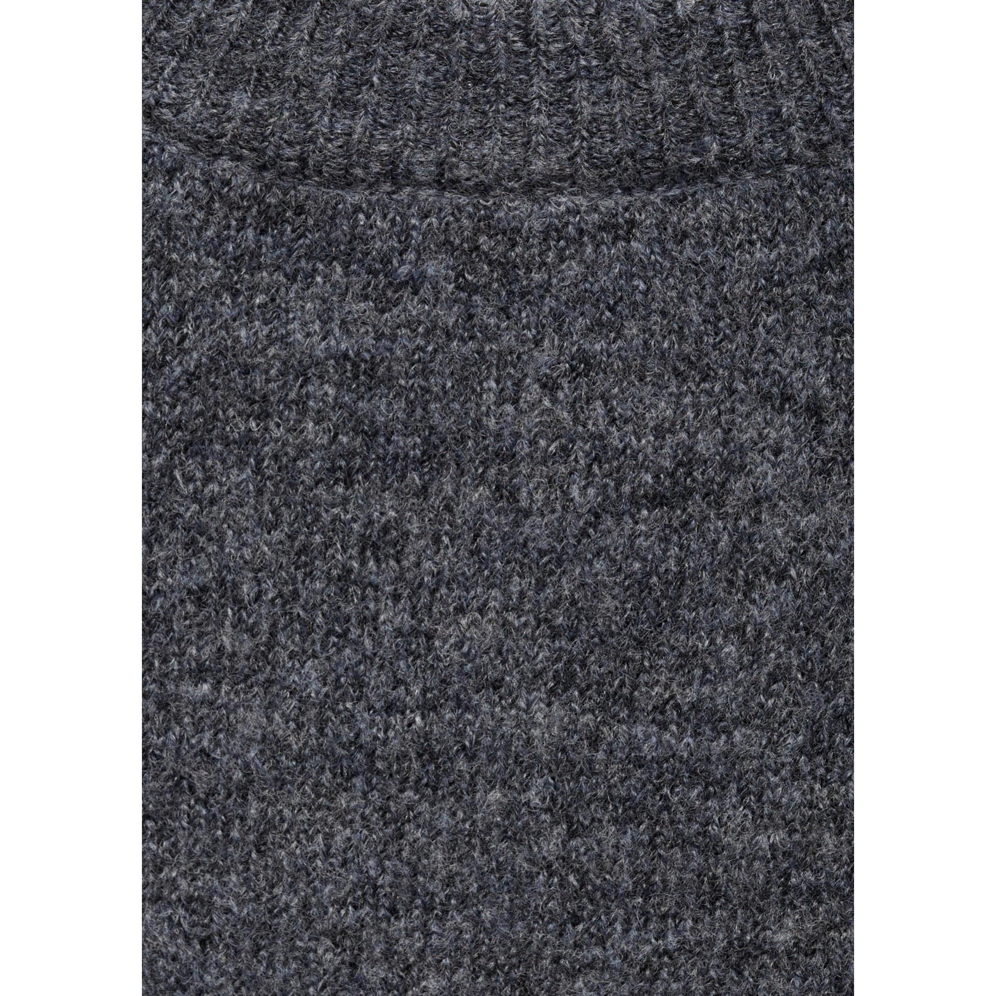 Straight Knit Dress - Grey