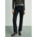 Matilda Straight Leg Jeans - Black Denim
