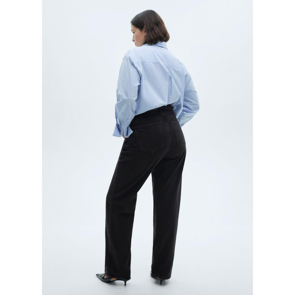 Matilda Straight Leg Jeans - Black Denim