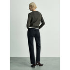 Matilda Straight Leg Jeans - Black Denim