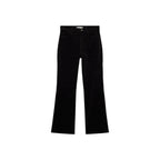 Jean Sienna Flare Crop Corduroy - Black Denim