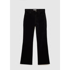 Jean Sienna Flare Crop Corduroy - Black Denim