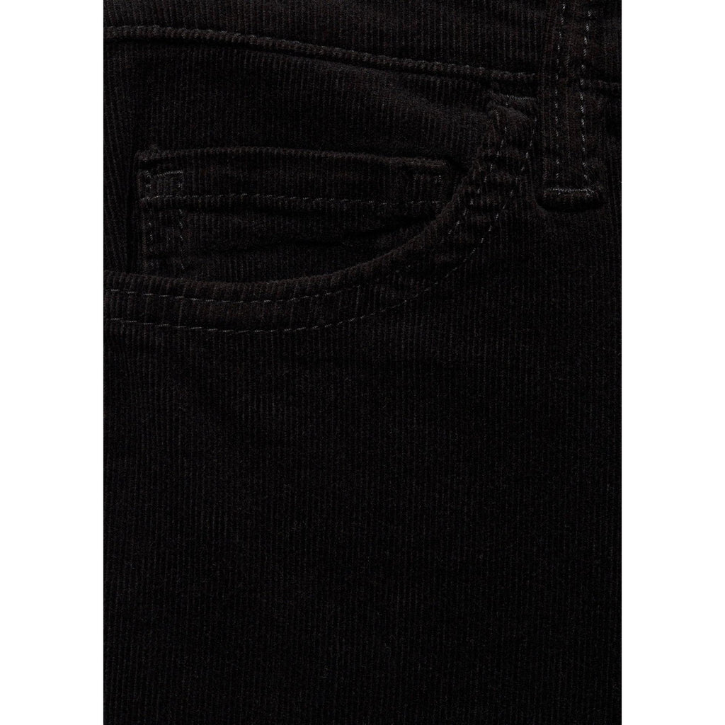 Jean Sienna Flare Crop Corduroy - Black Denim