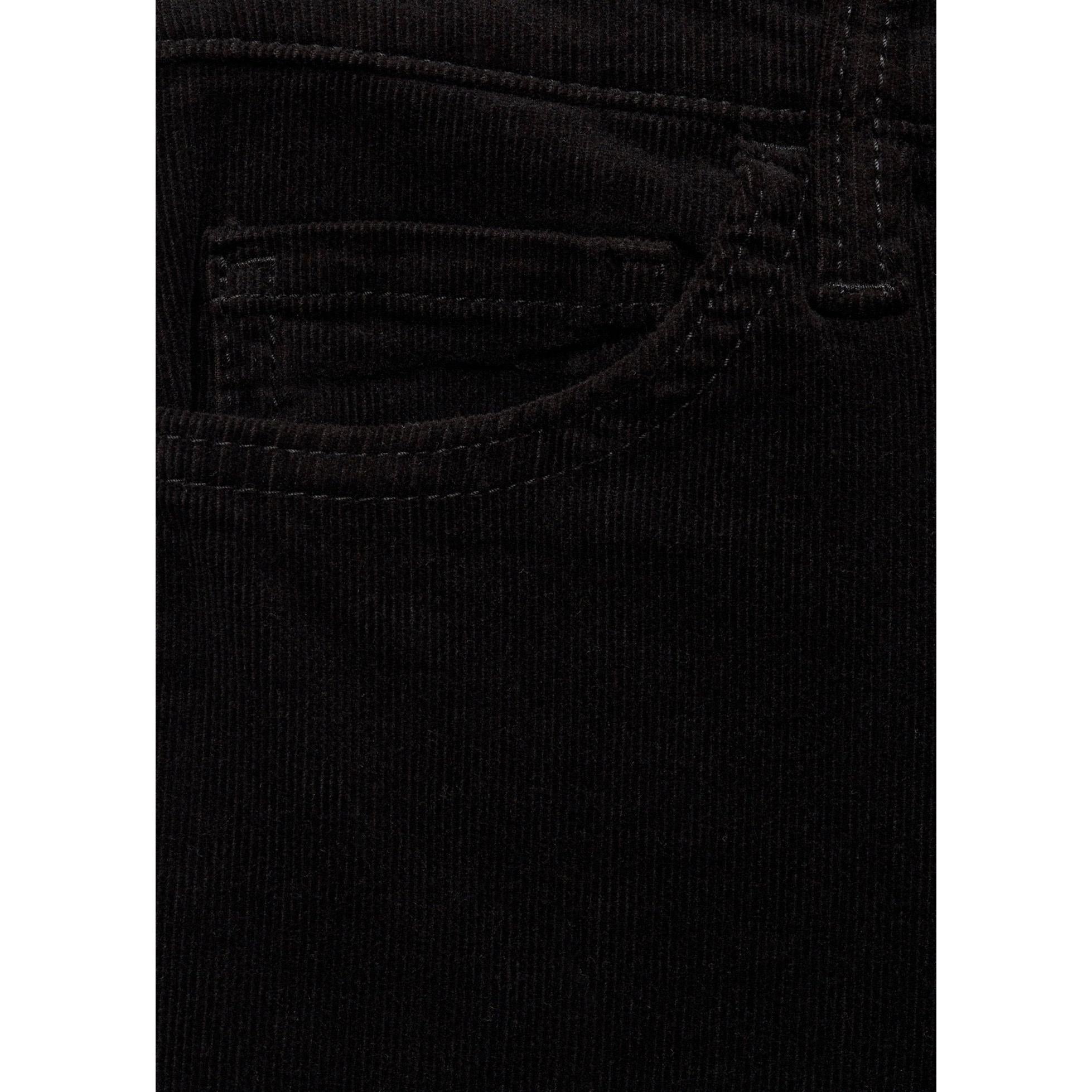Jean Sienna Flare Crop Corduroy - Black Denim