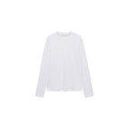 T-Shirt Coton Manches Longues - White
