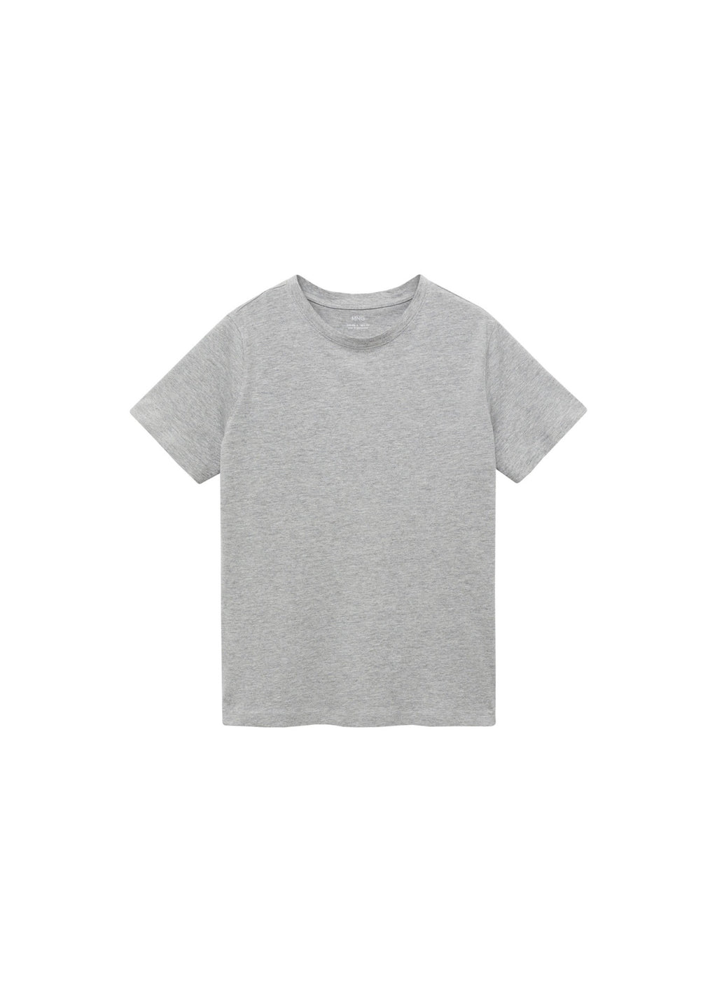 Short-Sleeve Cotton T-Shirt - Medium Heather Grey