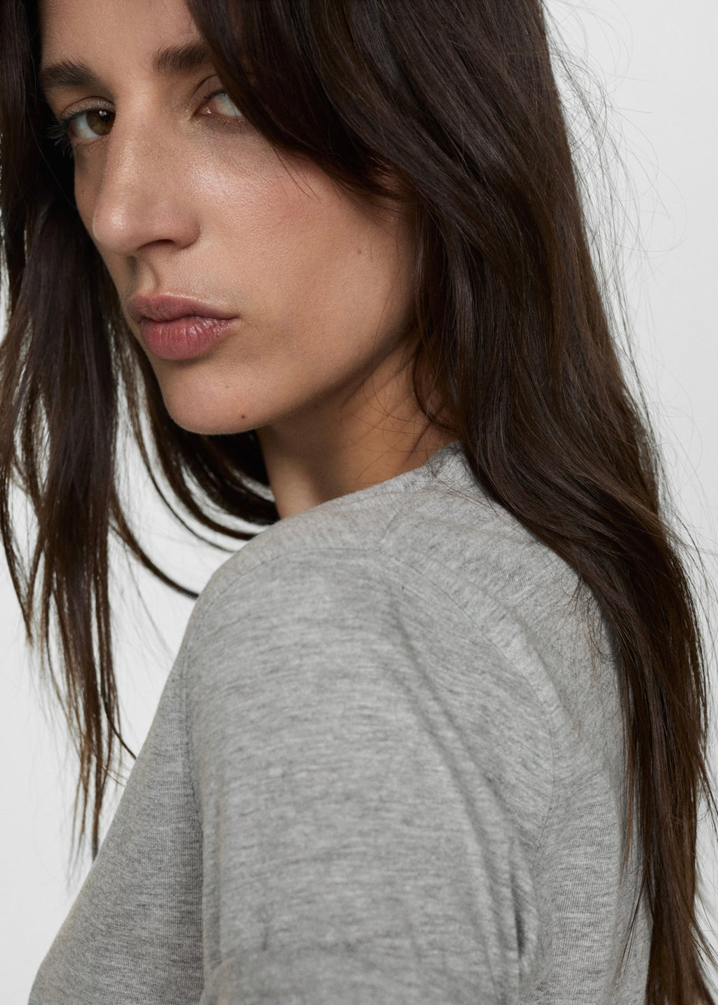 Short-Sleeve Cotton T-Shirt - Medium Heather Grey