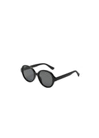 Round-Frame Sunglasses - Black