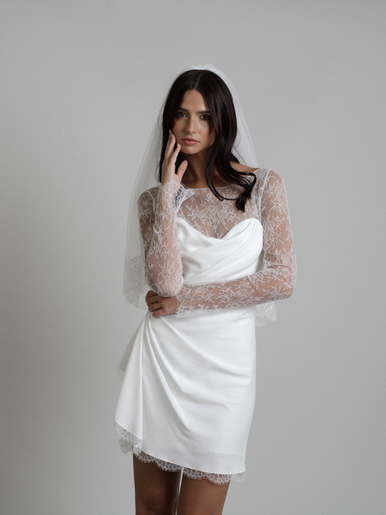 Vestido brillante - Blanco