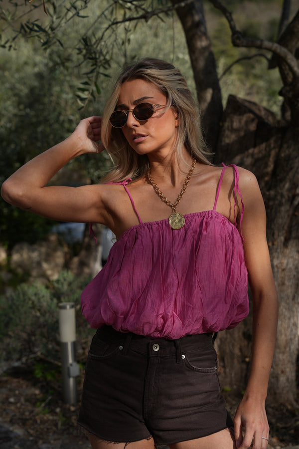 Body Top Elya - Frambuesa