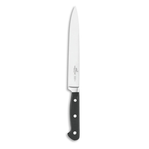 Cuchillo Rebanador Con Remaches De Acero Inoxidable - 20Cm - Pluton