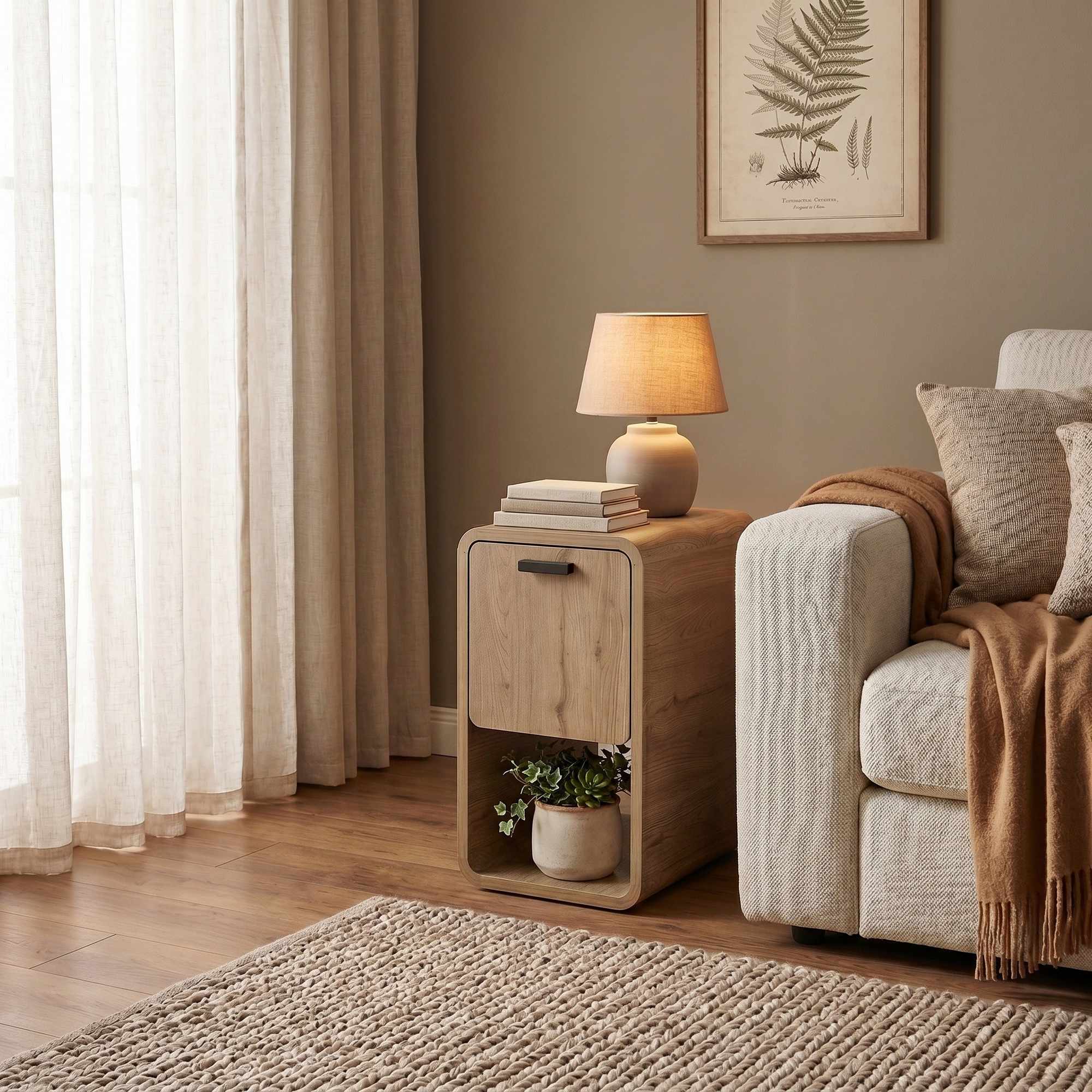 Rovel Bedside Tables - Natural