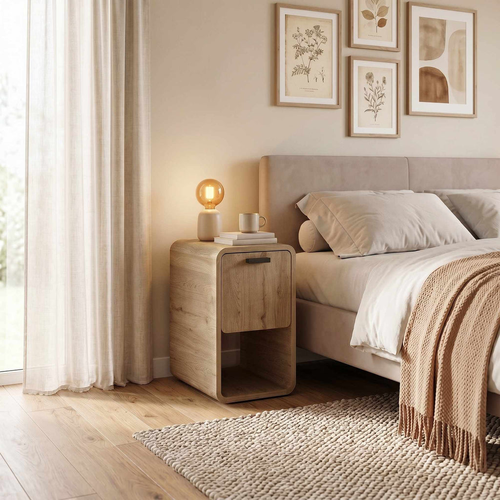 Rovel Bedside Tables - Natural