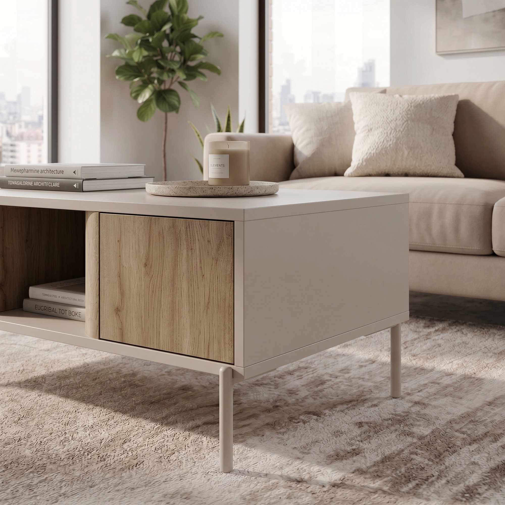 Ventro Coffee Table - Sandstone