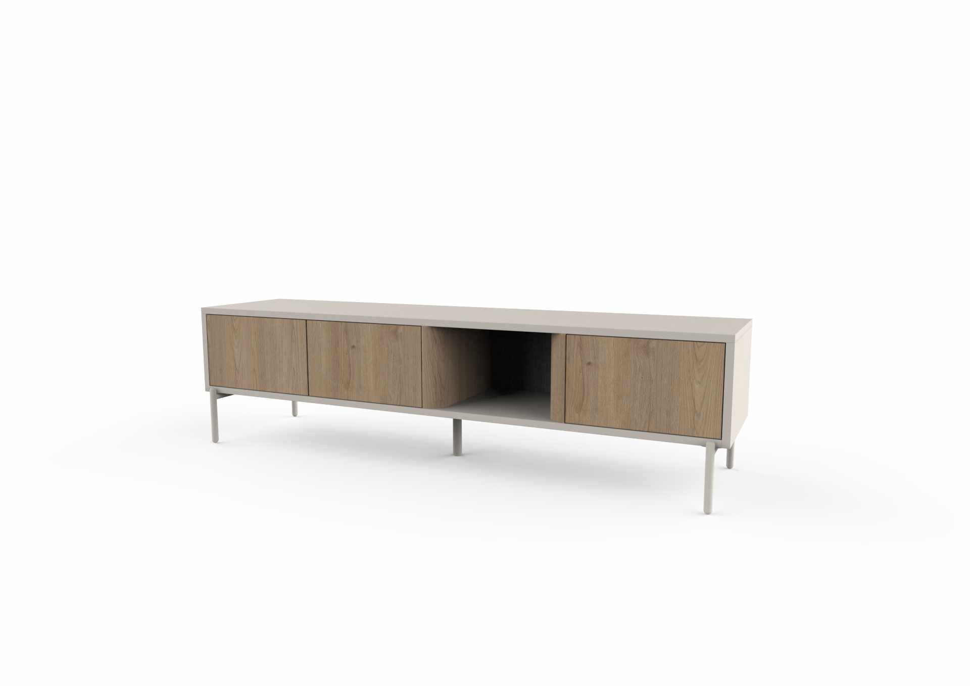 Ventro TV Unit - Natural / Sandstone
