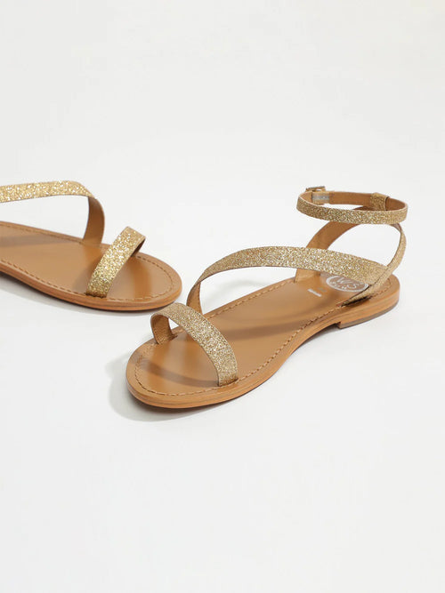 Sandalias Xigala - Glitter Dorado