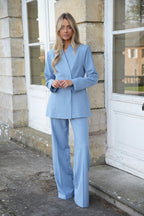 Erine Straight Pants - Blue