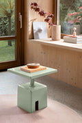 Chubby - Table D'Appoint - Fer - Vert Pierre