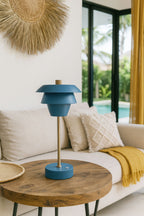Moxy Metal Table Lamp - Blue