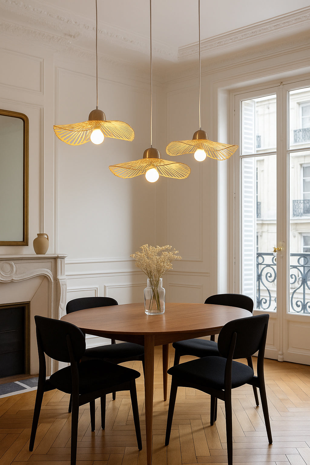 Kix - Suspension - Bambou - Naturel